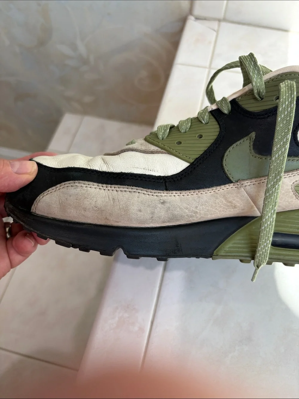 Nike Air Max 90 Lahar Sneakers C15646-200 in Ivory/ Cream Colors